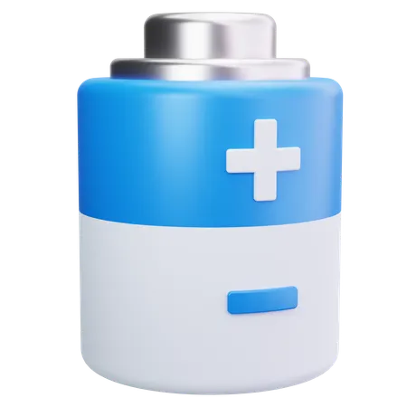 充電セル  3D Icon