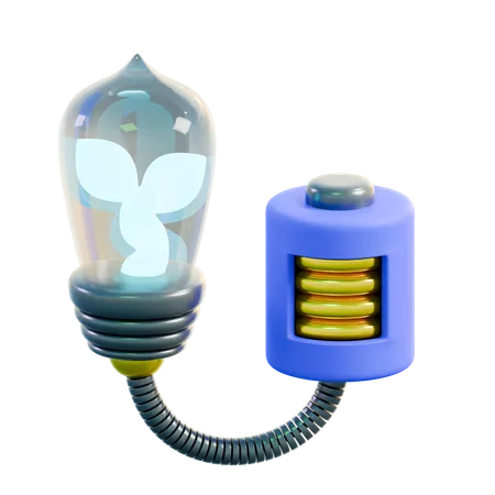 充電ライト  3D Icon