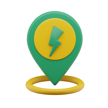 Charging Location  3D Icon