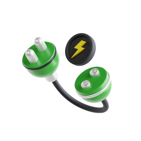 Charging Plug Battery  3D Icon