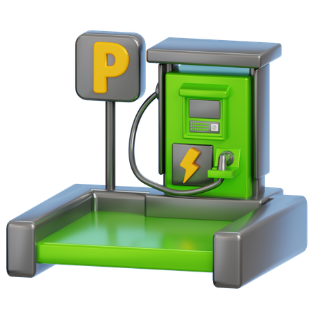Charging Station  3D Icon