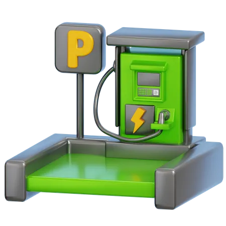 Charging Station  3D Icon