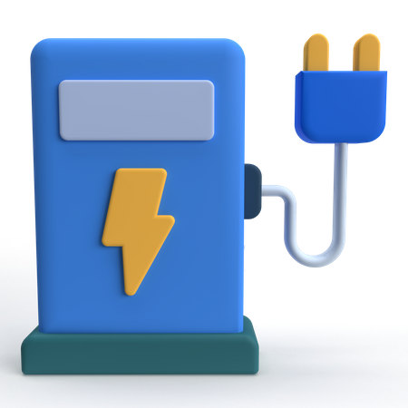 Charging Station  3D Icon