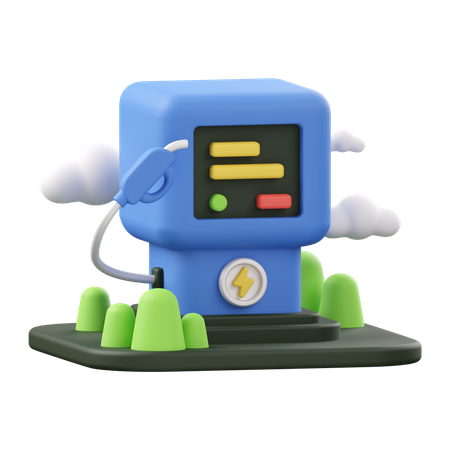 Charging Station  3D Icon