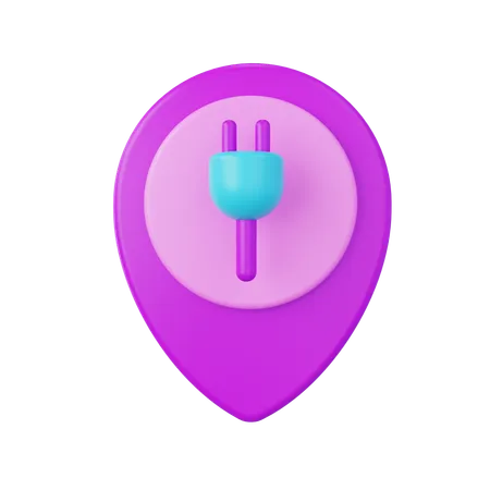 Charging Station  3D Icon