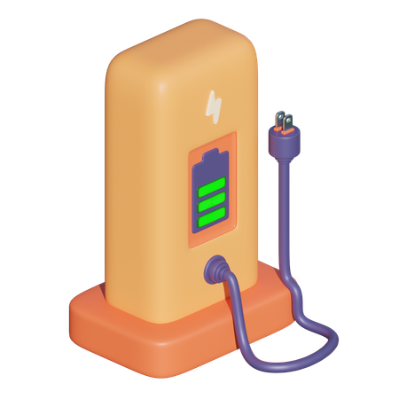 Charging Station  3D Icon