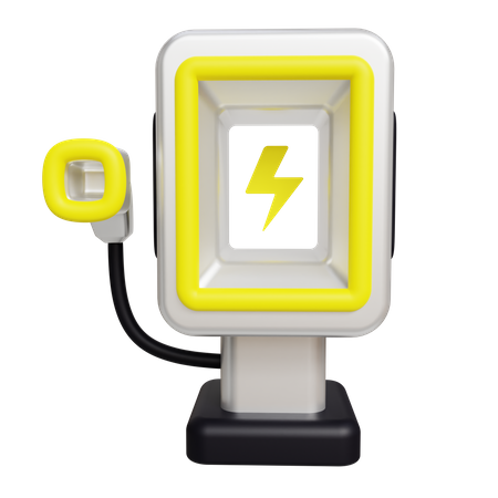 Charging Station 3D Icon