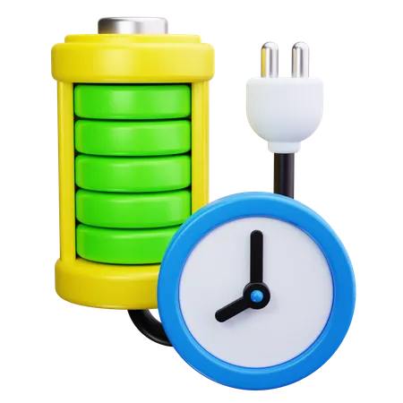 Charging Time  3D Icon