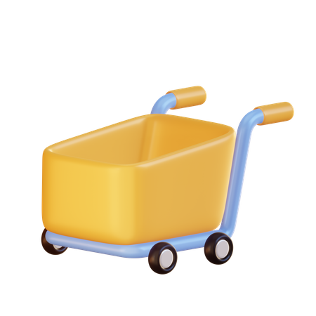 Chariot de courses  3D Icon