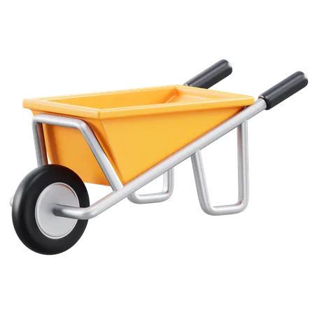 Chariot de construction  3D Icon