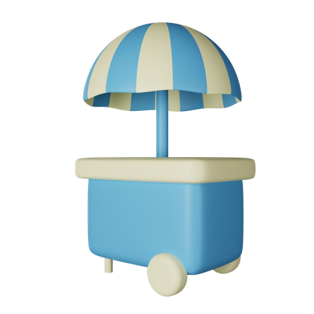 Chariot de glace  3D Icon