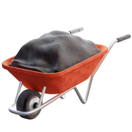 Chariot de terre  3D Icon