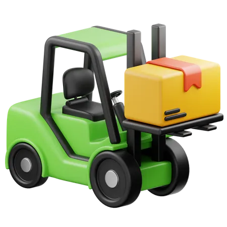 Logistique de chariot élévateur  3D Icon