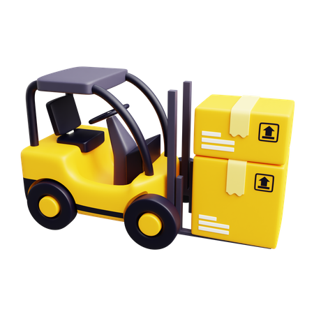 Logistique de chariot élévateur  3D Icon