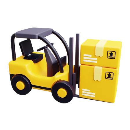 Logistique de chariot élévateur  3D Icon