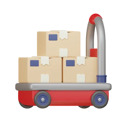 Chariot logistique  3D Icon