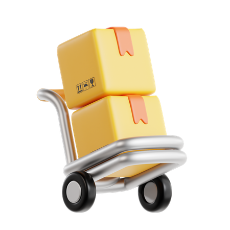 Chariot logistique  3D Icon