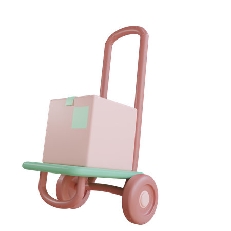 Chariot logistique  3D Icon