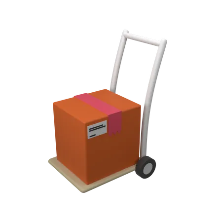 Chariot logistique  3D Icon