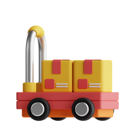 Chariot logistique  3D Icon