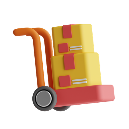 Chariot logistique  3D Icon