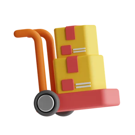 Chariot logistique  3D Icon