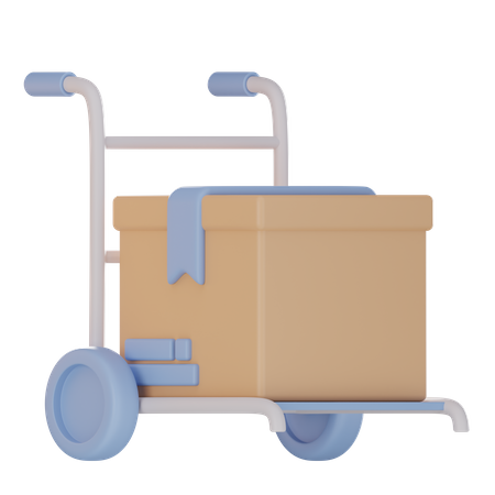 Chariot logistique  3D Icon