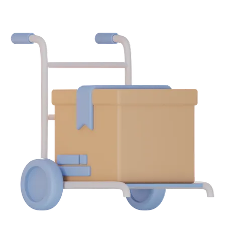 Chariot logistique  3D Icon