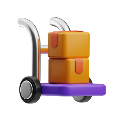 Chariot logistique  3D Icon