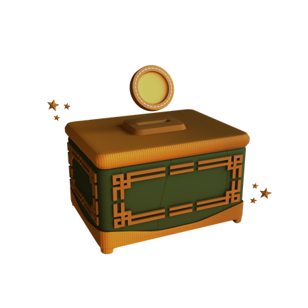 Boîte de charité  3D Icon