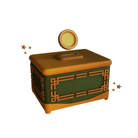 Boîte de charité  3D Icon