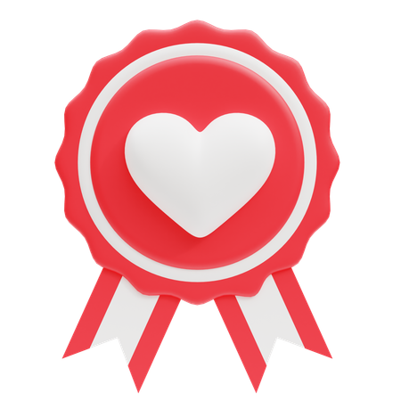 Charity Badge  3D Icon