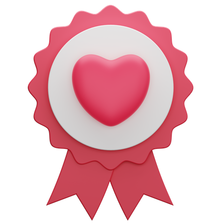 Charity Badge 3D Icon