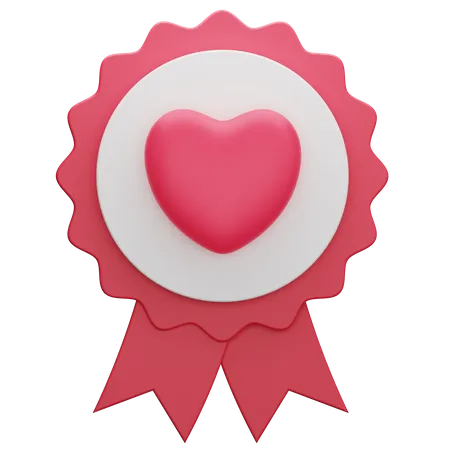 Charity Badge 3D Icon