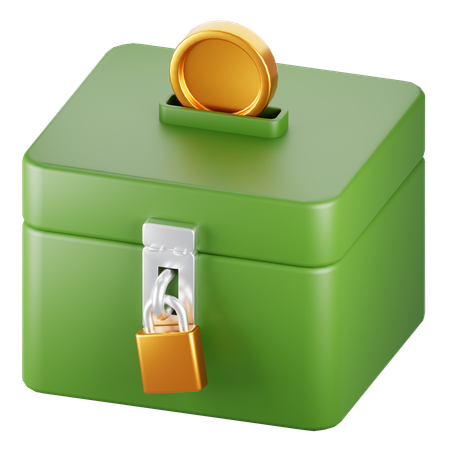 Charity box  3D Icon