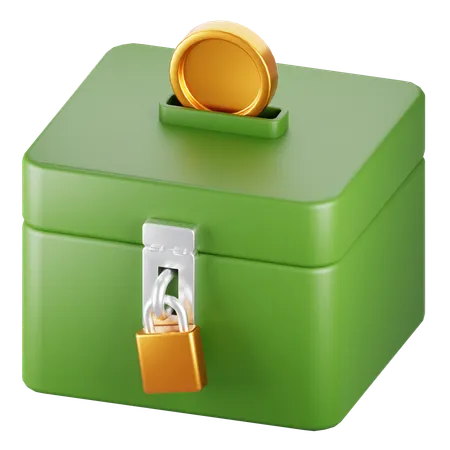 Charity box  3D Icon