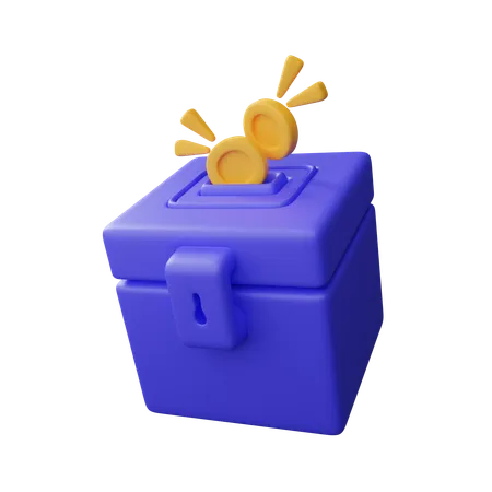 Charity Box Download This Item Now 3D Icon