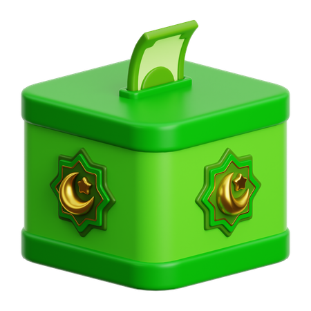 Charity Box  3D Icon