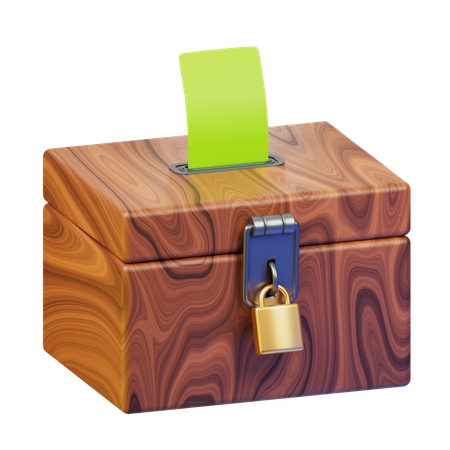 자선 상자  3D Icon