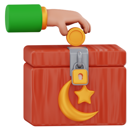 Charity box  3D Icon