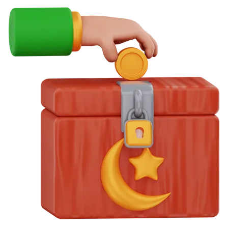 Charity box  3D Icon