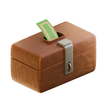 Charity Box  3D Icon