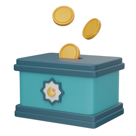 Charity Box  3D Icon