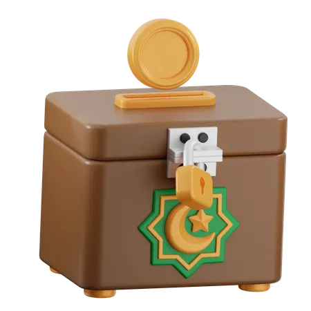 Charity box 3D Icon