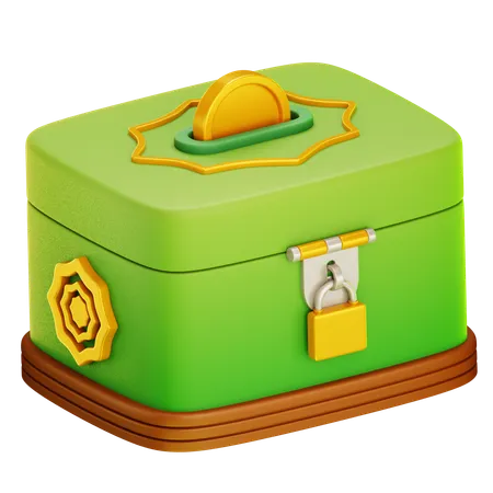 Charity Box  3D Icon