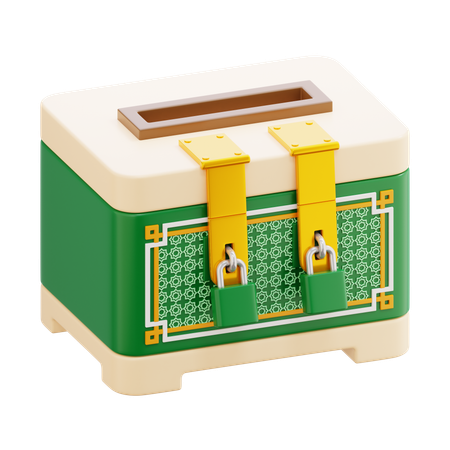 Charity Box  3D Icon