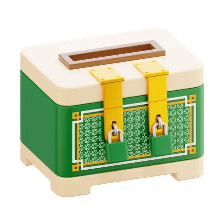 Charity Box  3D Icon