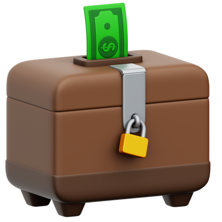 Charity Box  3D Icon