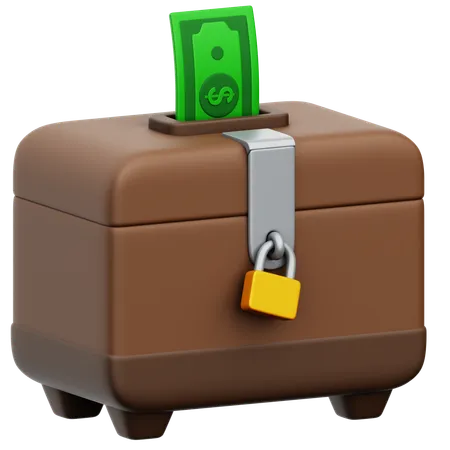 Charity Box  3D Icon