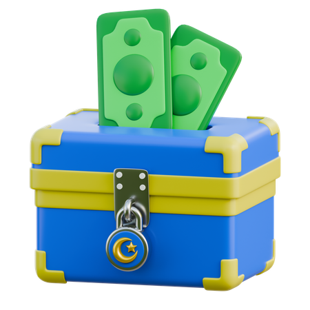 Charity Box  3D Icon